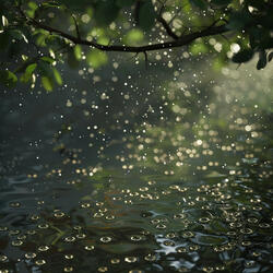 Reflective Rain Chill Peace