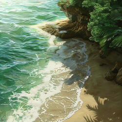Relaxing Ocean Night Ambience