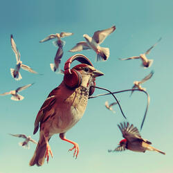 Birds in Aerial Consort