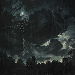 Relaxing Rain with Reflective Thunder
