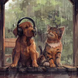 Pets' Rainy Day