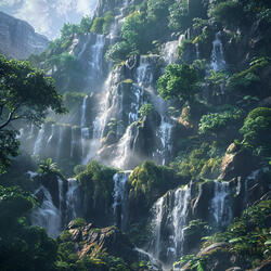 Tranquil Waterfall for Clear Thinking