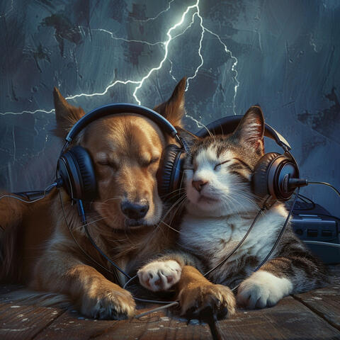 Thunder Companions: Soothing Music for Pets