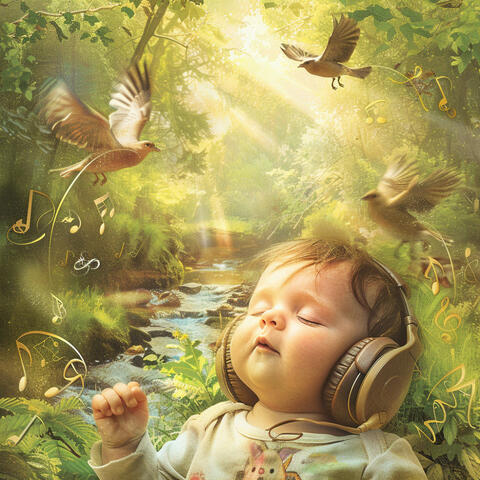 Binaural Lullabies: Birds Singing for Baby Sleep - 92 96 Hz