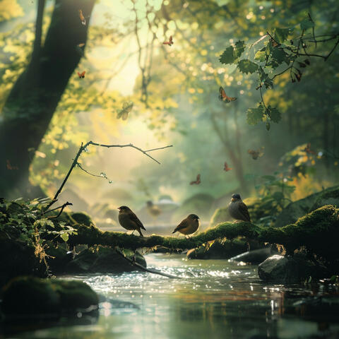 Nature's Sleep Symphony: Binaural Birds at the Creek - 92 96 Hz