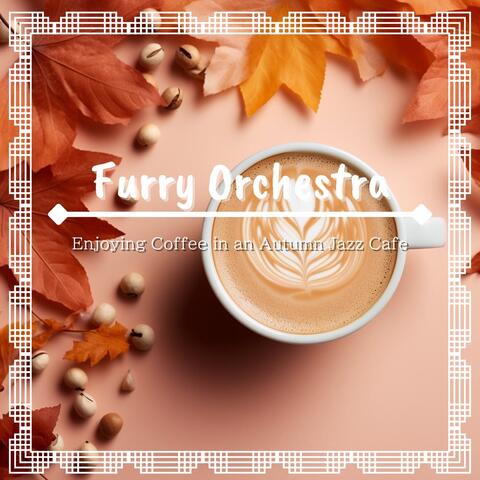 Enjoying Coffee in an Autumn Jazz Cafe