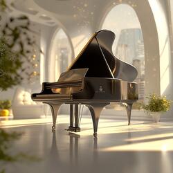 Serenity Flow Piano Waves