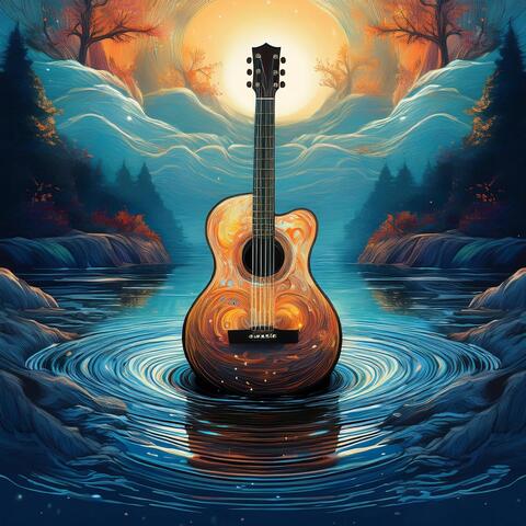 Lakeside Meditation: Gentle Guitar and Water Sounds