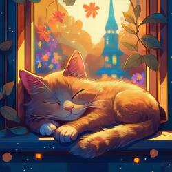 Vibraciones Pacíficas Para Gatos Descansados