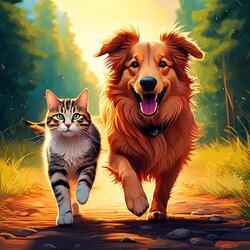 Peaceful Vibes Lofi Pets