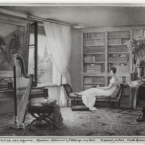 La chambre de Madame Récamier à l'Abbaye aux Bois