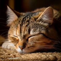 Comforting Flow for Cats