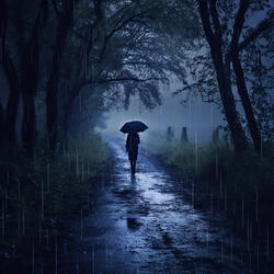 Drizzle Dance of Umbrellas