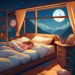 Descansando En El Aire Fresco De La Noche