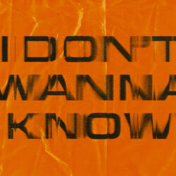 I Don't Wanna Know