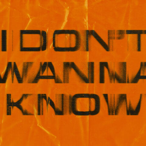 I Don't Wanna Know
