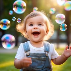 El Resplandor De Primeras Sonrisas