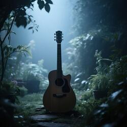 Serene Reflection Guitar Inspiration