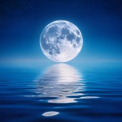 Serene Waves In The Midnight Breeze