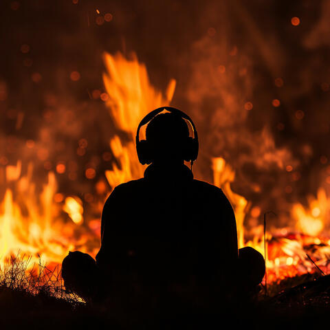 Binaural Fire Serenity: Relaxation Vocals