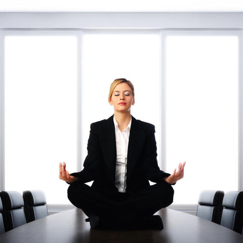 Focused Reflections: Peaceful Meditation Harmony for Workday Balance