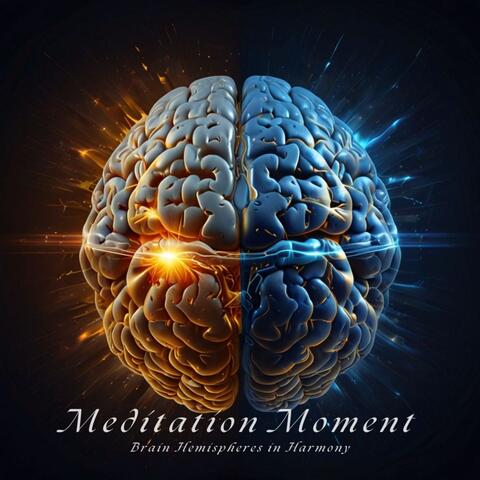 Meditation Moment Brain Hemispheres in Harmony