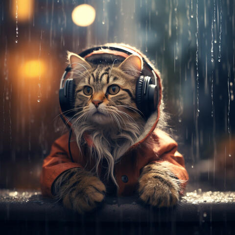 Rain Cats: Feline Purr of Drizzles