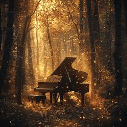 Starlit Forest Path