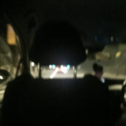 on my way