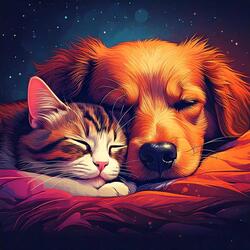 Peaceful Pet Vibes In Lofi