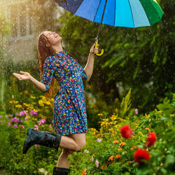 Radiant Mind Focus Theta Waves, Rain