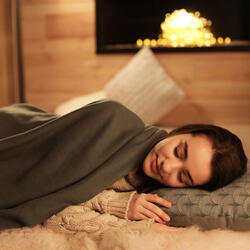 Sleep in Serene Binaural Flames