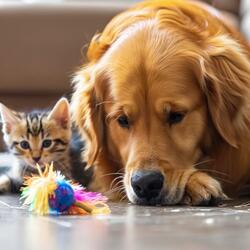 Gentle Strums Soothe Fur