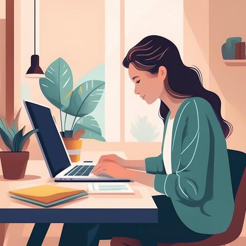 Vibras De Lofi Para Un Ambiente Laboral Tranquilo