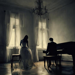 موسيقى حزينة بأنغام العود