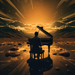 Jazz Piano in City Shadows