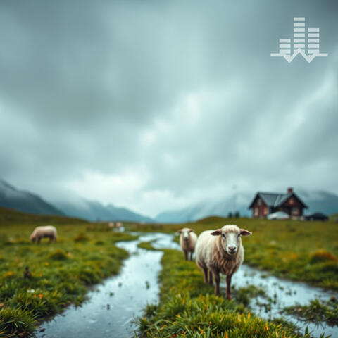 Windy Alpine Pasture