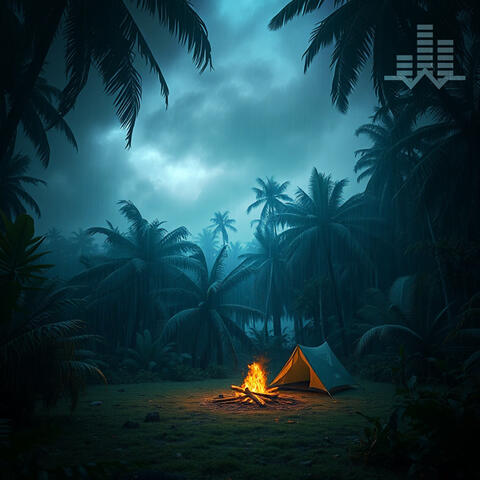 Tropical Night Campfire