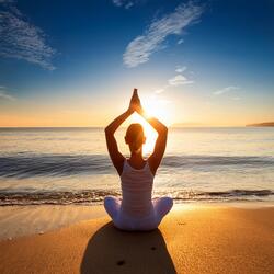 Una Meditación Tranquila Que Reúne Enfoque