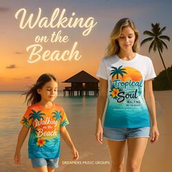 Walking on the beach