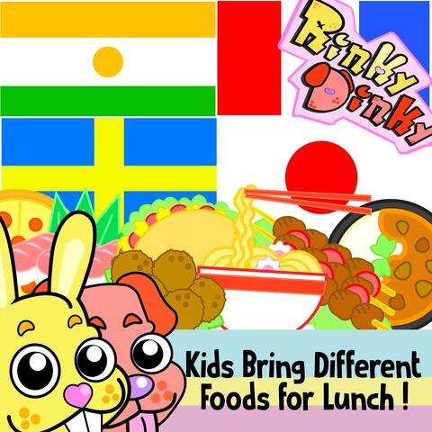 Kids Bring Different Foods For Lunch