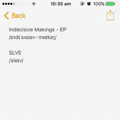 Indecisive Makings