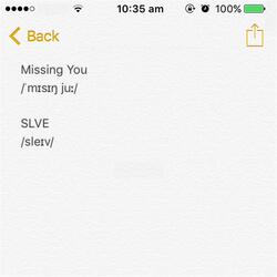 Missing You