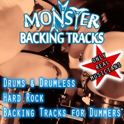 100 BPM Hard Rock Backing Track with Guitar Solo, Low B, NO DRUMS