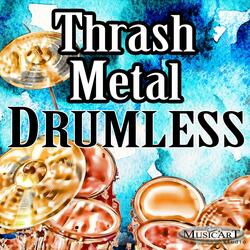 Old School Thrash Metal Backing Track | 190 BPM NO DRUMS with CLICK