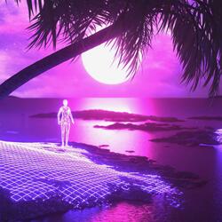 Fluorescent Moon