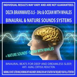 Delta Brainwaves 0.5 - 3Hz & Ocean with Whales