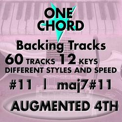 F  #11 Single Chord Practice Jam Track | Augmented 4th