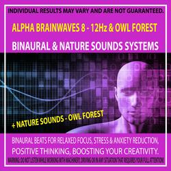 Alpha Brainwaves 8 - 12Hz & Owl Forest