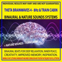 Theta Brainwaves 4 - 8Hz & Train Cabin